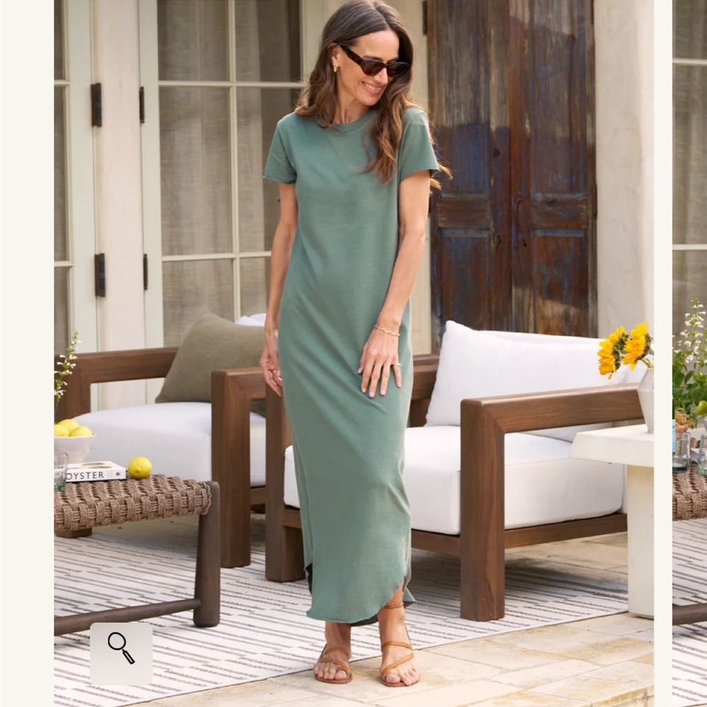 Frank & Eileen Perfect Tee Maxi Dress in Rosemary